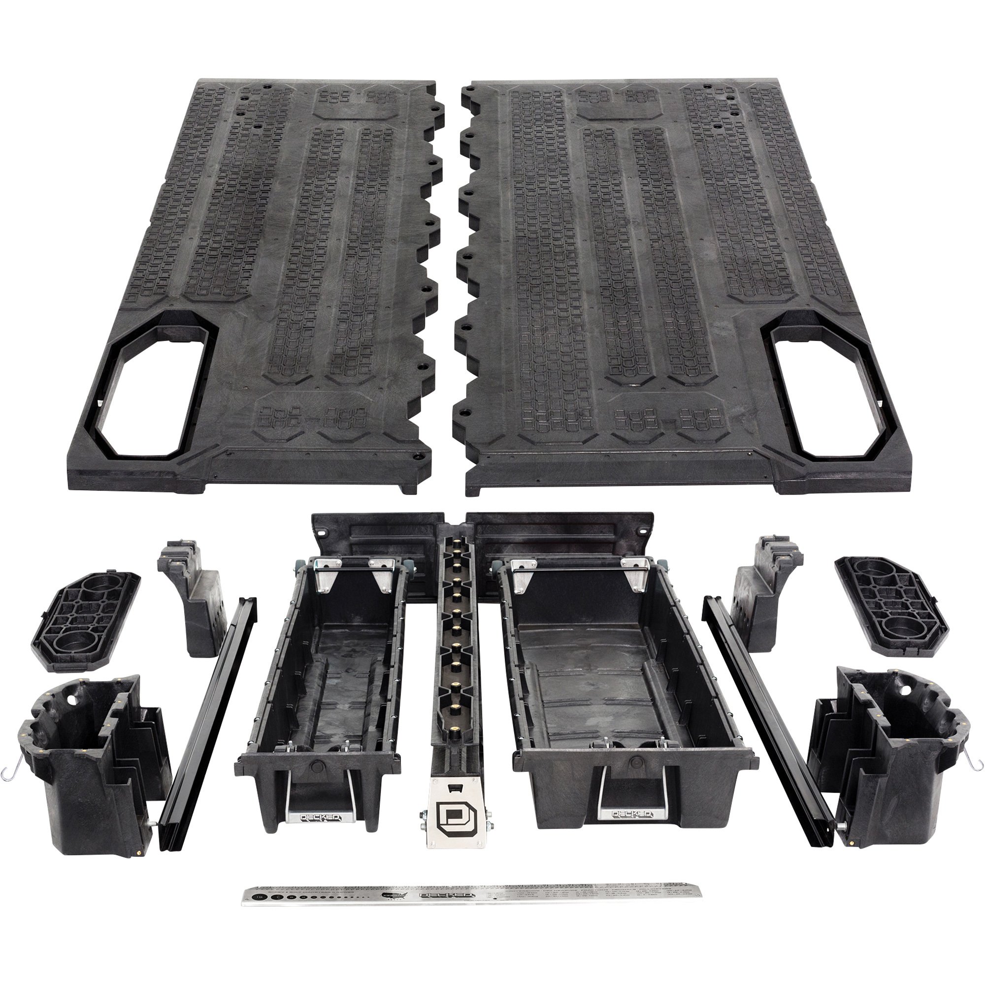 DECKED 2-Drawer Pickup Truck Bed Storage System — For Toyota Tacoma (2019–Current), 5ft. 1in. Bed Length, Model# MT7